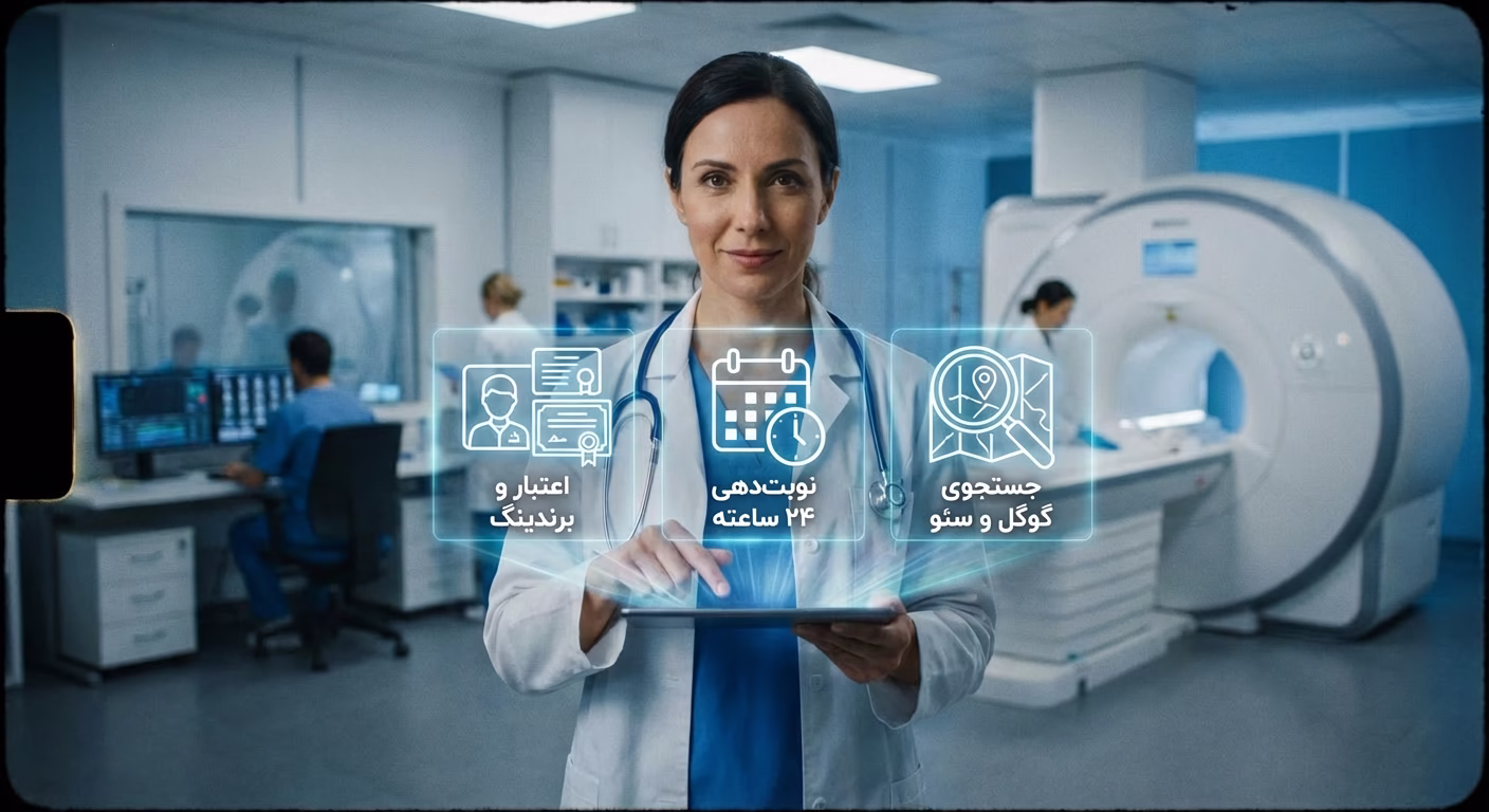 طراحی وب‌سایت شخصی برای دکترها