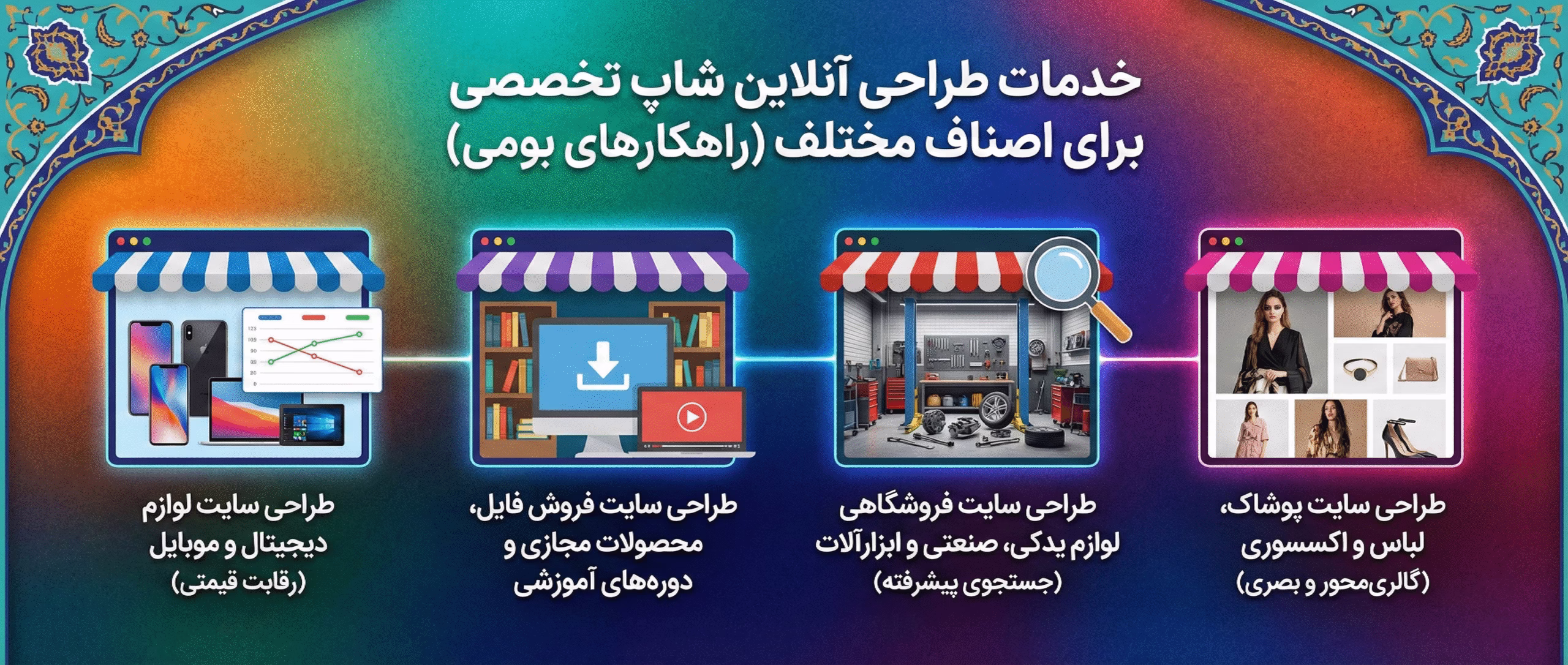 type of online shopes scaled سفارش طراحی سایت فروشگاهی حرفه ای و اختصاصی✔️ همیارسایت