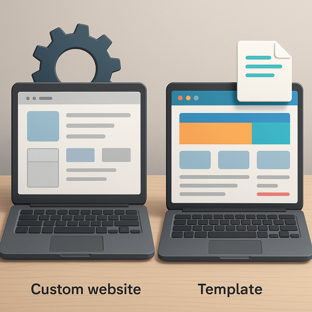 hamyar ai 1747556258 3 فرق طراحی سایت اختصاصی با قالب آماده چیست؟ (مقایسه کامل + جدول)