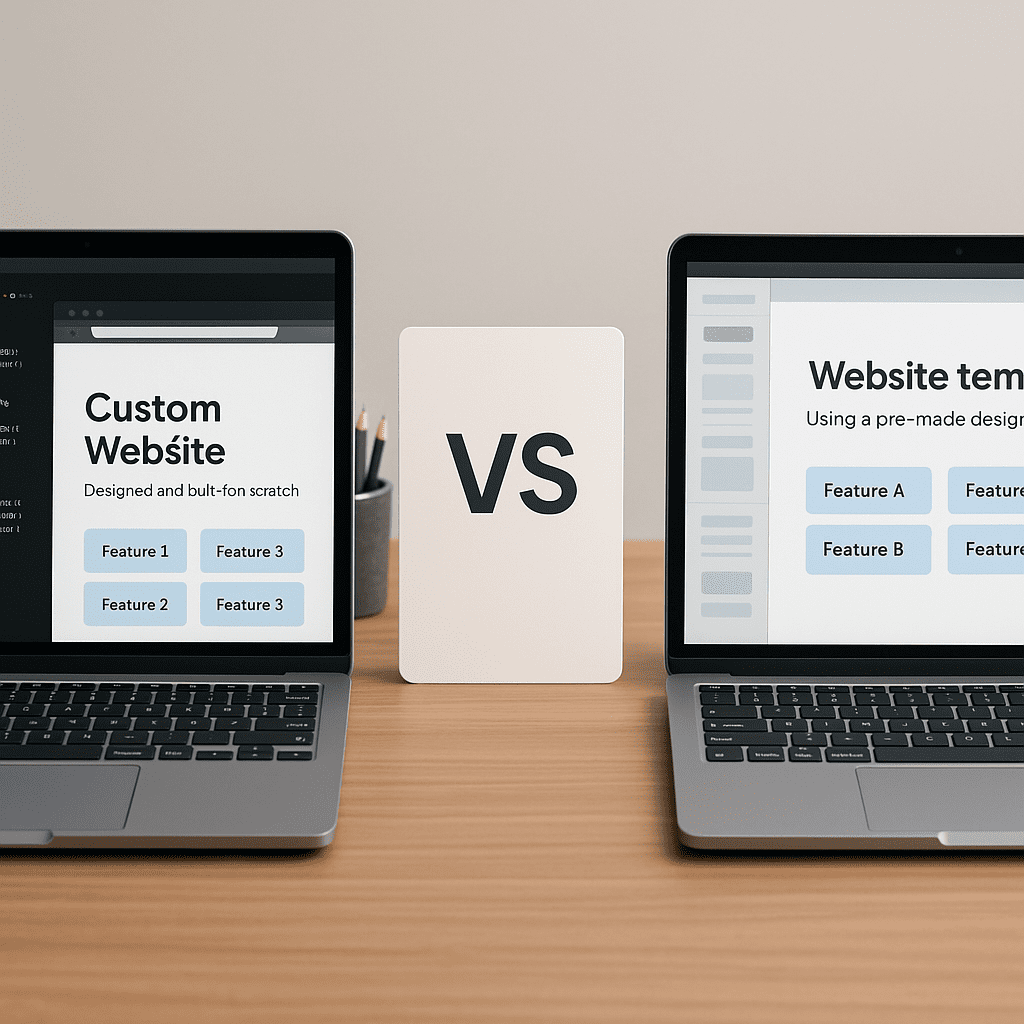 hamyar ai 1747556258 فرق طراحی سایت اختصاصی با قالب آماده چیست؟ (مقایسه کامل + جدول)