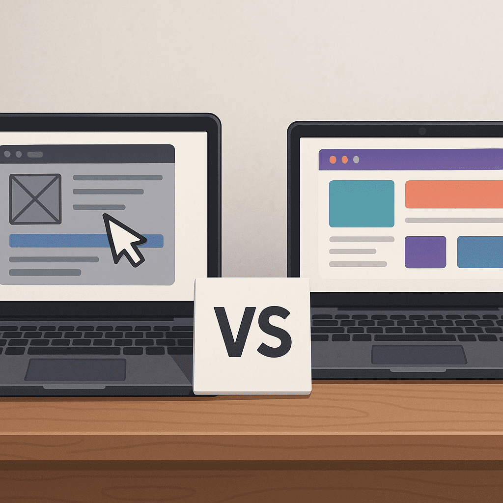 hamyar ai 1747556261 2 فرق طراحی سایت اختصاصی با قالب آماده چیست؟ (مقایسه کامل + جدول)