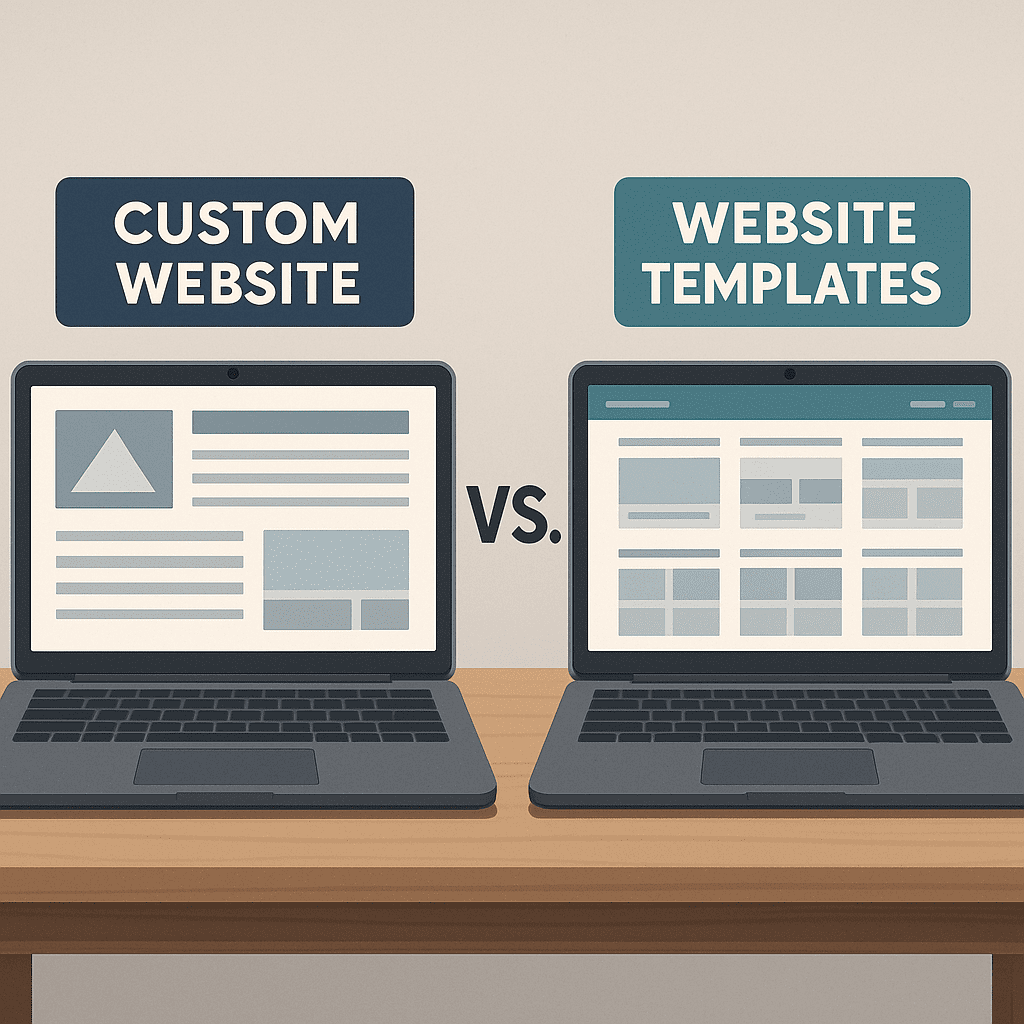 hamyar ai 1747556315 فرق طراحی سایت اختصاصی با قالب آماده چیست؟ (مقایسه کامل + جدول)