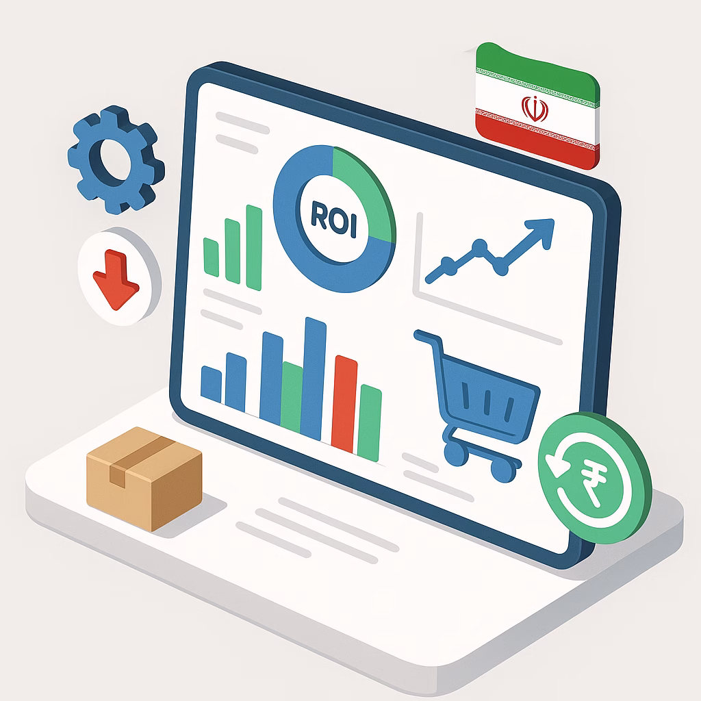 راهنمای جامع محاسبه و بهبود نرخ بازگشت سرمایه (ROI) در فروشگاه اینترنتی
